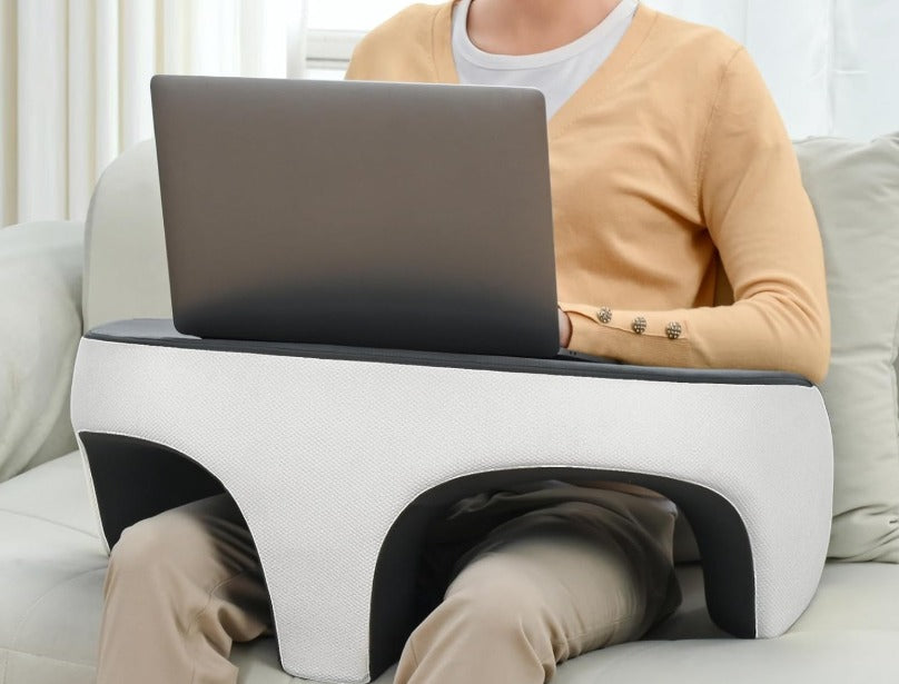 Memory Foam Lap Desk Pillow for Reading & Gaming
