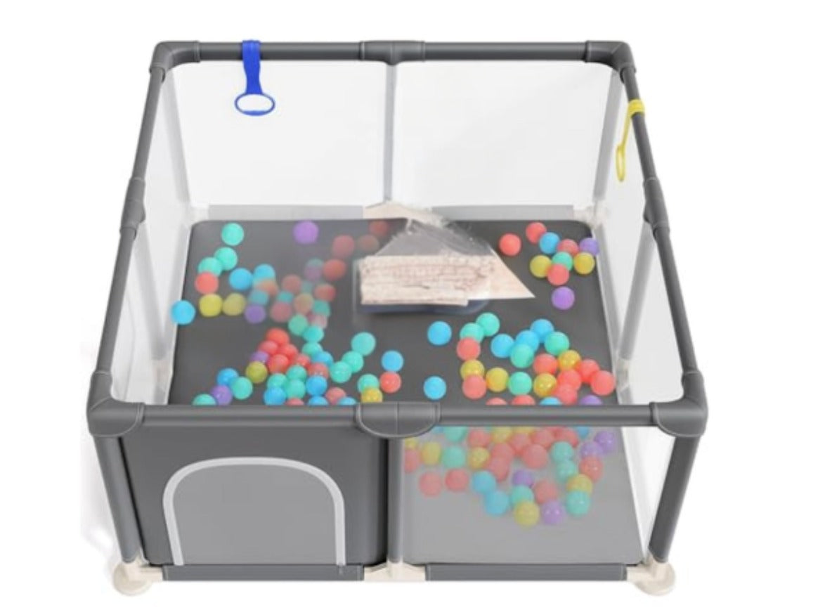 47×47 Inch Baby Playpen Indoor Outdoor Safety Gate