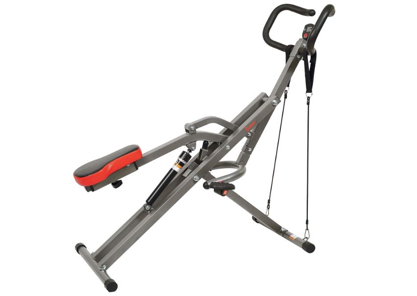 Row-N-Ride PRO Foldable Squat Rowing Machine