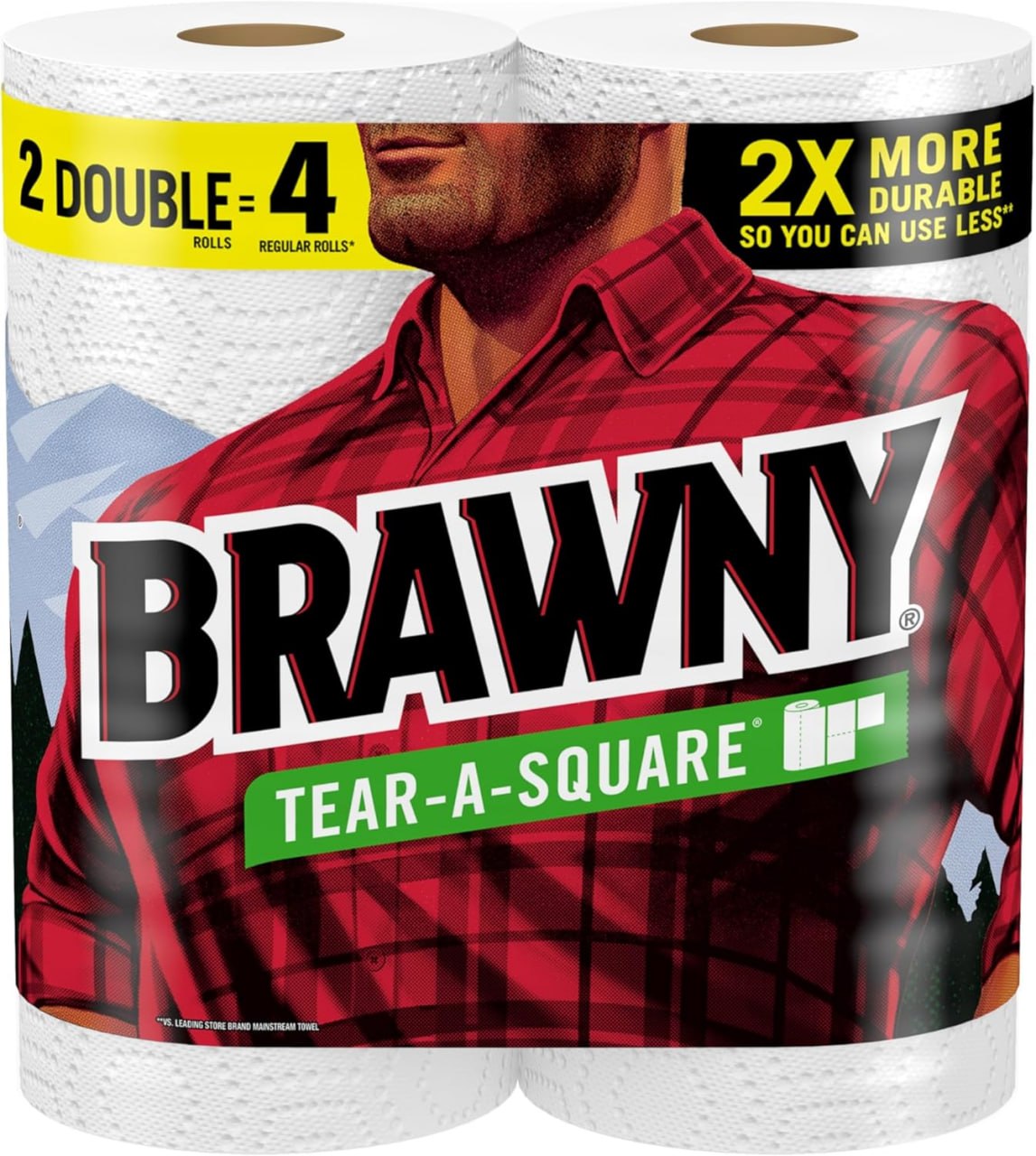 8 Double Roll Tear-A-Square Paper Towels