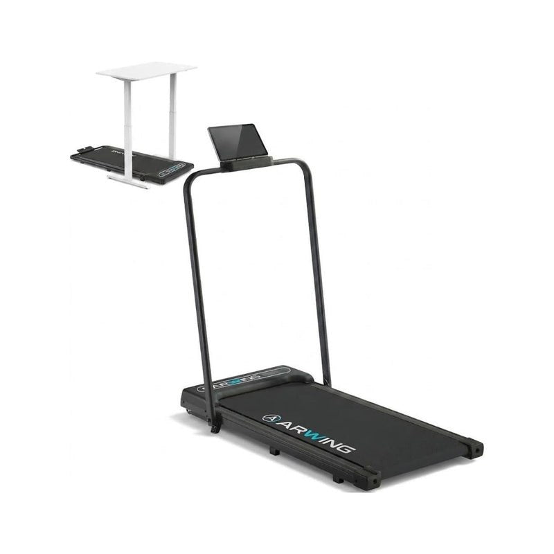 Foldable Walking Pad Treadmill with Handle, Brushless Motor