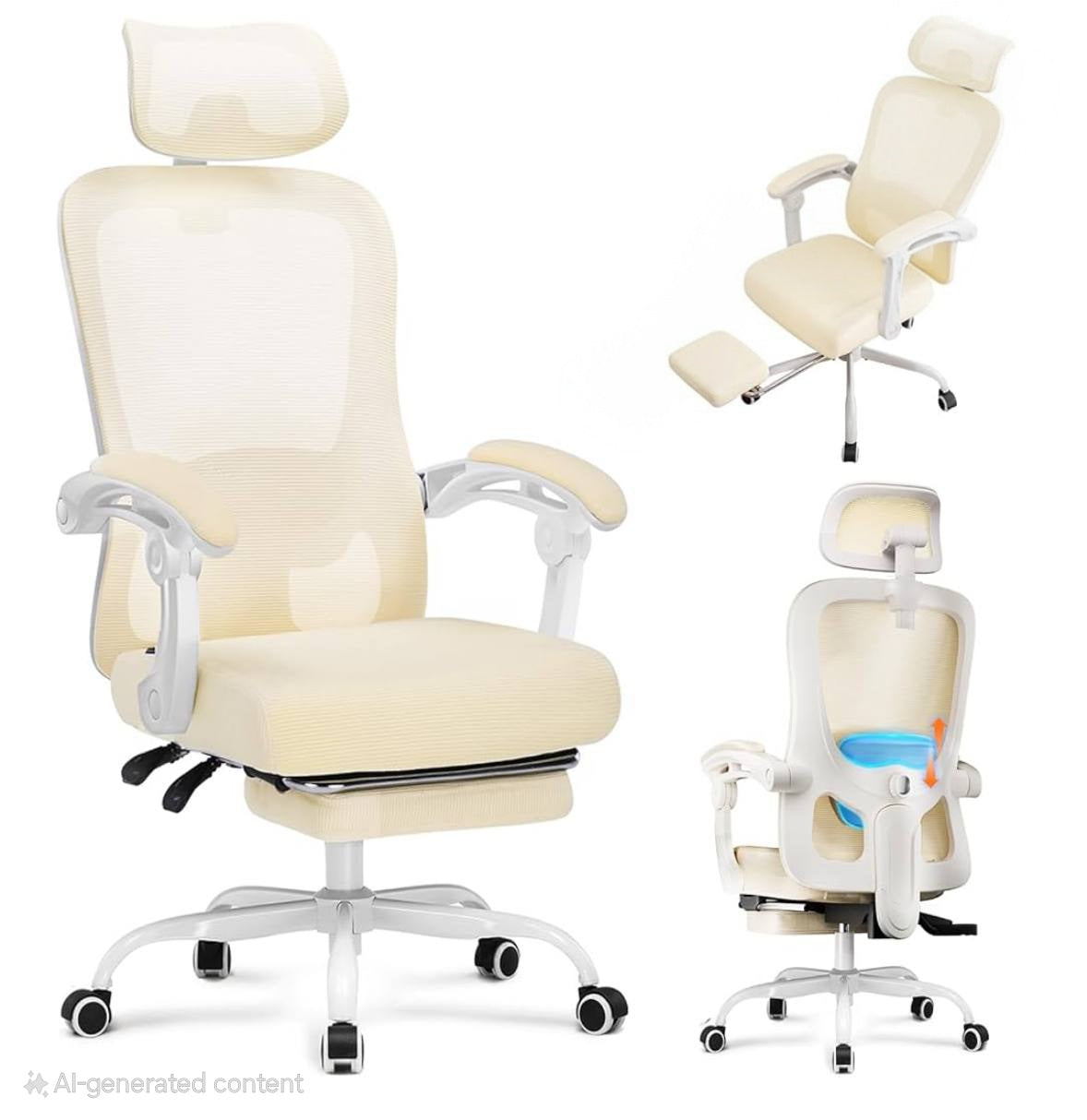GTRACING Ergonomic High-Back Office Chair with Lumbar Support