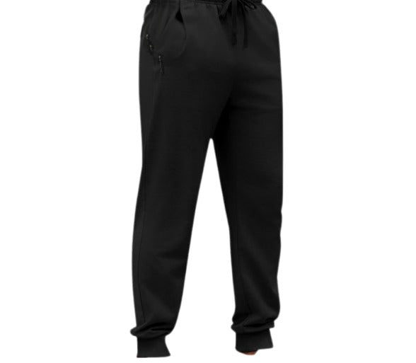 Men's Stretch Athletic Joggers with Zipper Pockets
