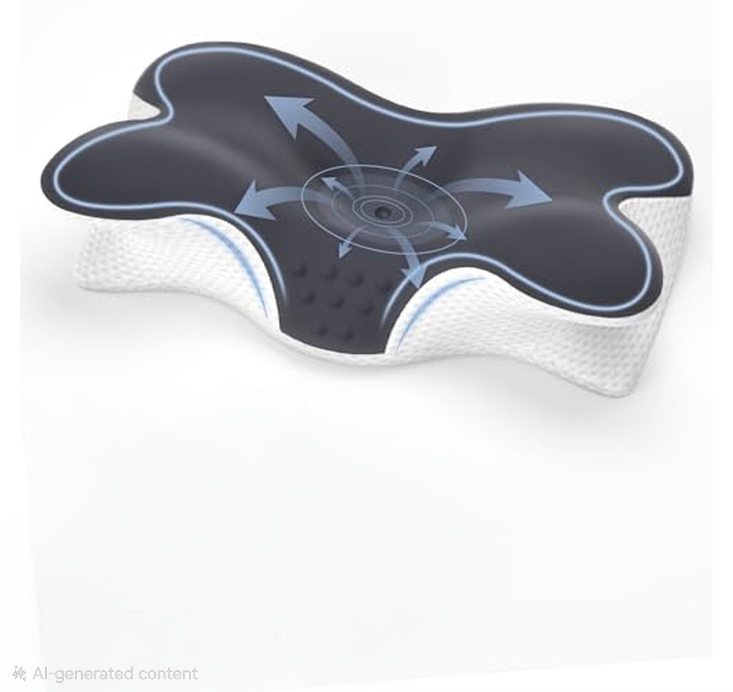 Memory Foam Cervical Contour Neck Pillow