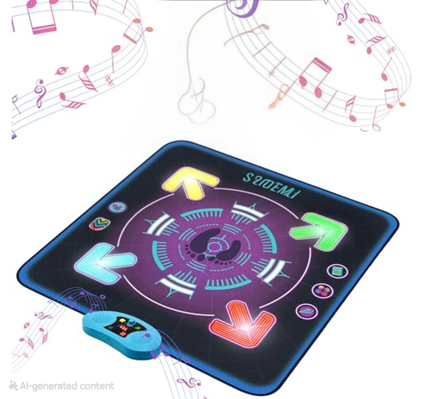 Electronic Dance Mat for Kids with Music & Lights