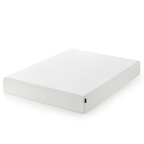 Zinus 10 Inch Green Tea Essential Memory Foam Mattress/Bed-in-a-Box/Affordable Mattress/CertiPUR-US Certified, Twin, White