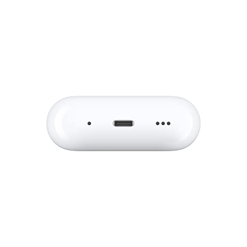 Apple AirPods Pro (2nd Gen) Wireless Earbuds, Up to 2X More Active Noise Cancelling, Adaptive Transparency, Personalized Spatial Audio MagSafe Charging Case (Lightning) Bluetooth Headphones for iPhone