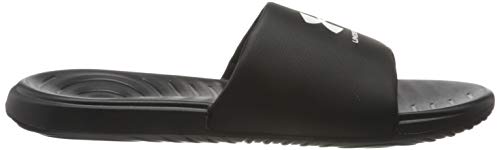 Under Armour Men's Ansa Fixed Strap Slide Sandal, Black (004)/Black, 11