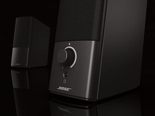 Bose Companion 2 Series III Multimedia Speakers - for PC (with 3.5mm AUX & PC Input) Black