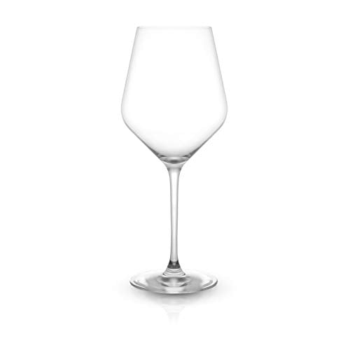 JoyJolt Layla Italian Red Wine Glasses, Set of 4 , 17 oz Clear – Made in Europe