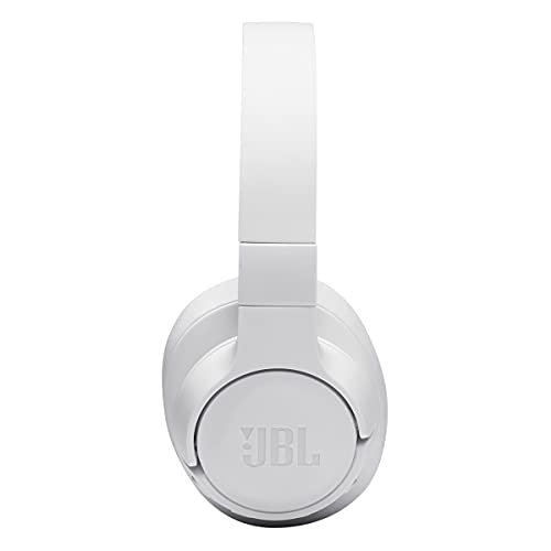JBL Tune 760NC - Lightweight, Foldable Over-Ear Wireless Headphones with Active Noise Cancellation - White, Medium