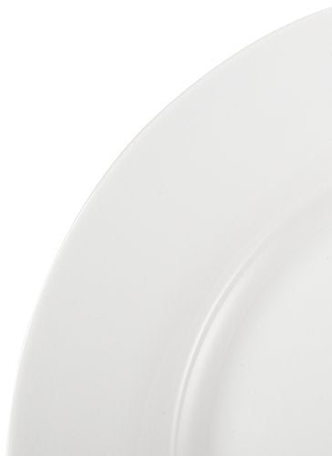 Amazon Basics 6-Piece White Dinner Plate Set