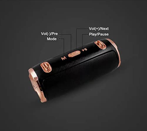 CRLKSSJX Portable Wireless Bluetooth Speakers,Outdoor Sports Speakers with Bluetooth 5.0,IPX5 Waterproof,3D Stereo,8 Hours Playback time,with HD Sound for Pool, Beach, Bike, Travel