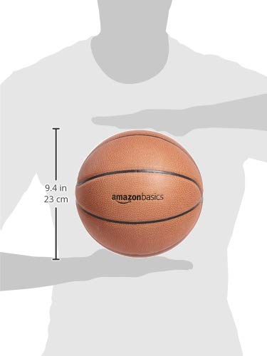 Amazon Basics PU Composite Basketball - Official Size, 2-Pack