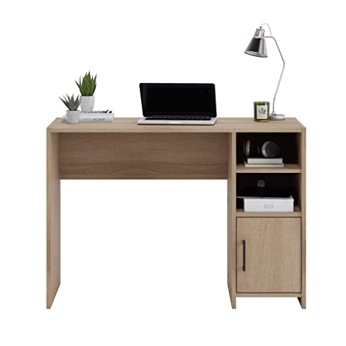 Sauder Beginnings Desk, L: 40.39" x W: 17.48" x H: 28.82", Summer Oak Finish