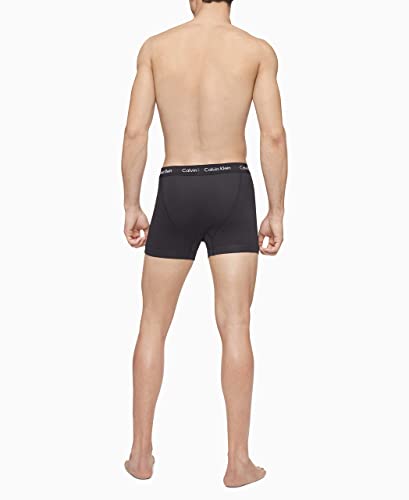 Calvin Klein Men's Cotton Stretch 7-Pack Boxer Brief, 7 Black, L