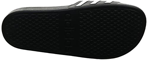 adidas Adilette Aqua Slides Black/White/Black Men's 9, Women's 10 Medium