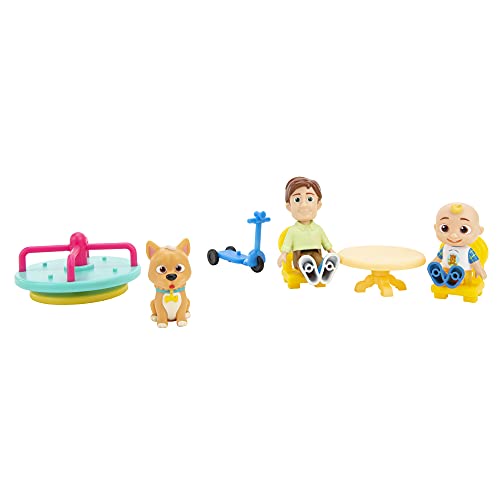 CoComelon Deluxe Pop n' Play House - Transforming Playset - Features JJ, JJ’s Dad, Bingo The Puppy, and Home Accessories – Toys for Kids, Toddlers, and Preschoolers