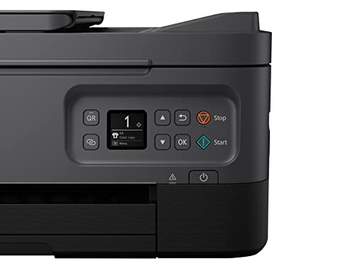 Canon PIXMA TR7020a All-in-One Wireless Color Inkjet Printer, with Duplex Printing, Mobile Printing, and Auto Document Feeder, Black, Works with Alexa