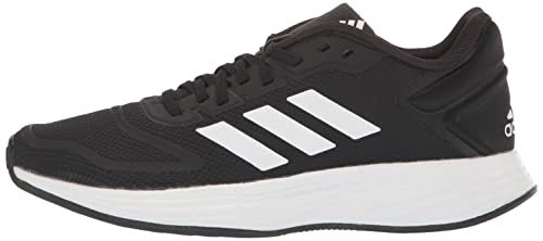 adidas Duramo 10 Running Shoe, Black/White/Black, 5 US Unisex Big Kid