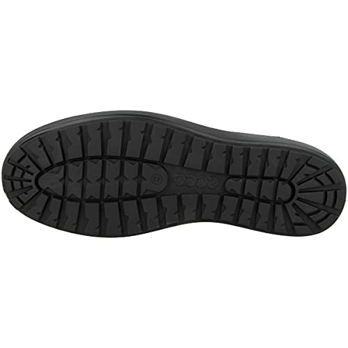 ECCO Men's Soft 7 Tred Urban Bootie Hydromax Water-Resistant Sneaker, Black Nubuck, 10-10.5