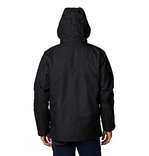 Columbia Men's Bugaboo II Fleece Interchange Jacket, Black/Red, Large