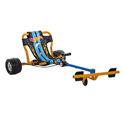 Hot Wheels Roller Racer Go Kart, Kid Powered! No Motor! No Batteries!, Rides on Any Hard Surface Indoors or Outdoors