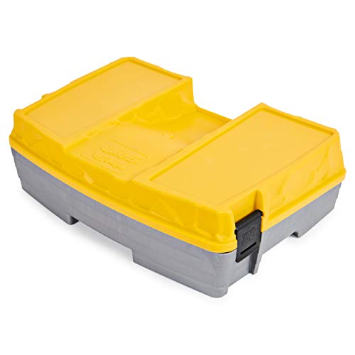 Kinetic Sand, Construction Site Folding Sandbox with Toy Truck and 2lbs of Play Sand, Sensory Toys for Kids Ages 3 and up