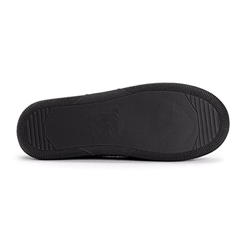 MUK LUKS mens Men's Faux Suede Clogs Slipper, Brown, 9-Aug US