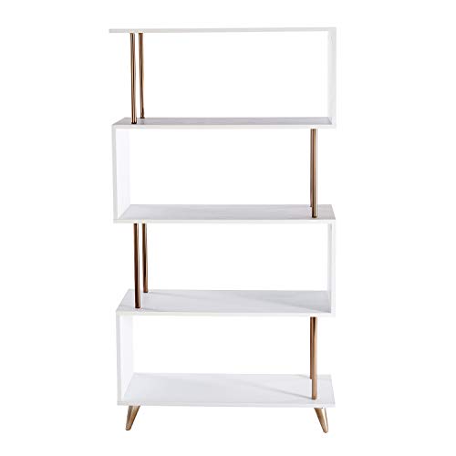 Southern Enterprises Beckerman Bookcase, Gold