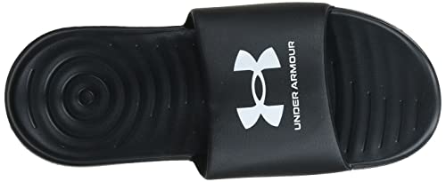 Under Armour Men's Ansa Fixed Strap Slide Sandal, Black (004)/Black, 11