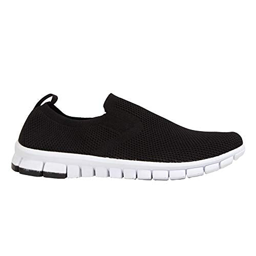 Deer Stags mens Eddy Sneaker, Black, 10 US