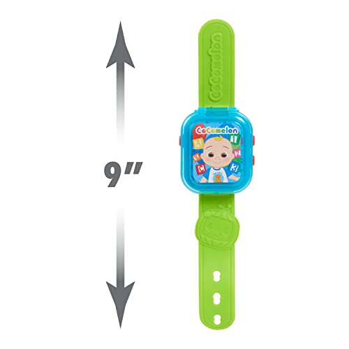 CoComelon JJ’s Learning Smart Watch Toy for Kids with 3 Education-Based Games, Alarm Clock, and Stop Watch, Officially Licensed Kids Toys for Ages 3 Up by Just Play