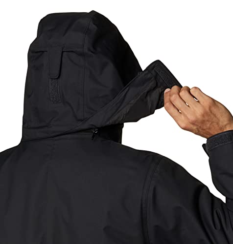 Columbia Men's Bugaboo II Fleece Interchange Jacket, Black/Red, Large