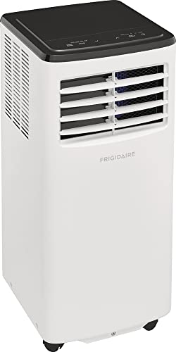 Frigidaire FHPC082AC1 Portable Room Air Conditioner, 5500 BTU with a Multi-Speed Fan, Dehumidifier Mode, Easy-to-Clean Washable Filter, in White