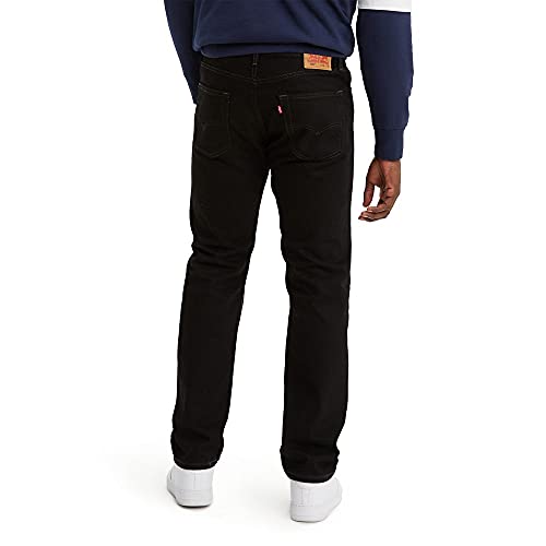 Levi's Men's 505 Regular Fit Jeans (Also Available in Big & Tall), Black-Discontinued, 30W x 32L