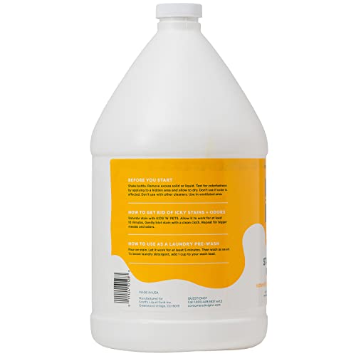 KIDS 'N' PETS - Instant All-Purpose Stain & Odor Remover – 128 fl oz (Packaging May Vary) - Permanently Eliminates Tough Stains & Odors – Even Urine Odors - No Harsh Chemicals, Non-Toxic & Child Safe