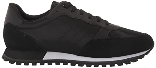 BOSS Men's Parkour Runn Sneakers, Black Onyx, 12