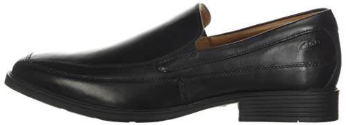 Clarks Men's Tilden Free Loafer, Black Leather, 8