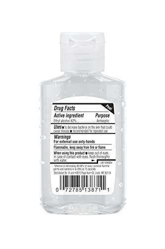 Germ-X Original Hand Sanitizer, Kids Hand Sanitizer, Non-Drying Moisturizing Gel with Vitamin E, Instant and No Rinse Formula, Bulk Mini Travel Size for On-The-Go, 2 Fl Oz (Pack of 48)