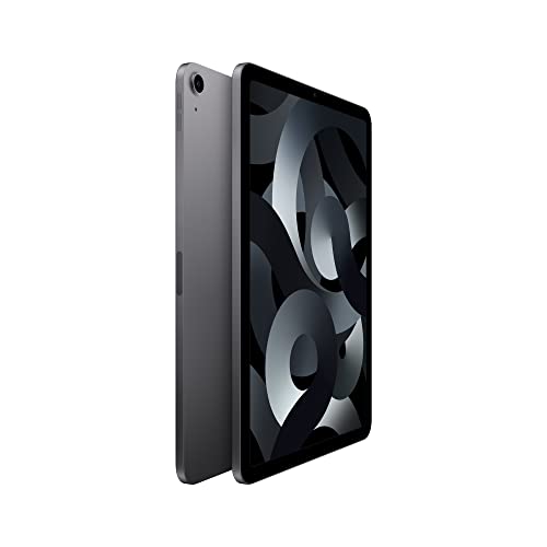 Apple iPad Air (5th Generation): with M1 chip, 10.9-inch Liquid Retina Display, 256GB, Wi-Fi 6, 12MP front/12MP Back Camera, Touch ID, All-Day Battery Life – Space Gray