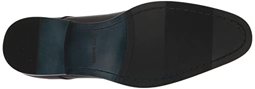 Steve Madden Men's Dyce Monk-Strap Loafer, Grey Leather, 11