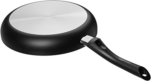 Amazon Basics Non-Stick Cookware Set, Pots and Pans, 8-Piece Set, Black