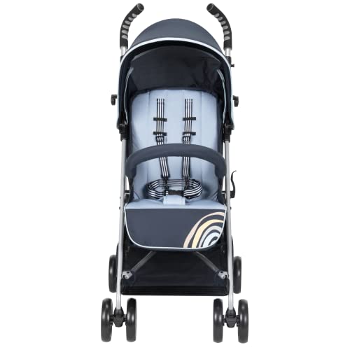Cosco Simple Fold Compact Stroller, Folds with one Hand and Stands on its own, Rainbow