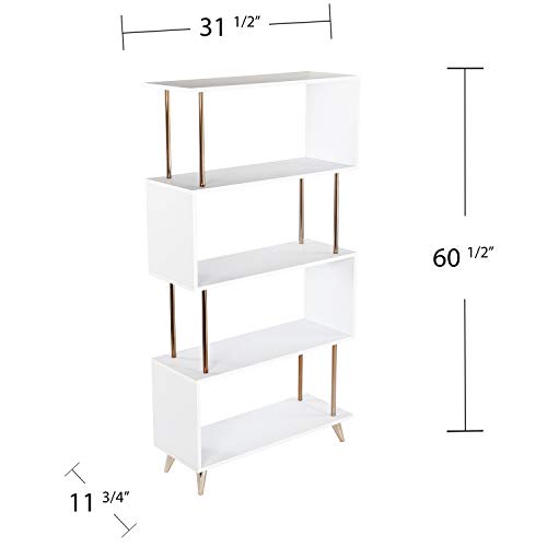 Southern Enterprises Beckerman Bookcase, Gold