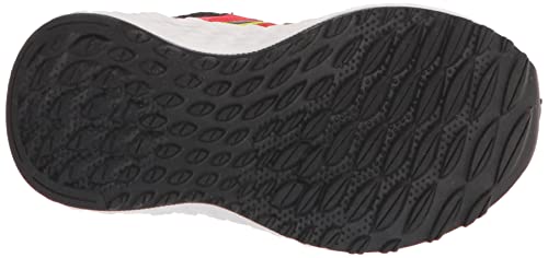 New Balance Kid's Fresh Foam Arishi V2 Bungee Running Shoe, Neo Flame/Black/Lemonade, 12.5 Little Kid