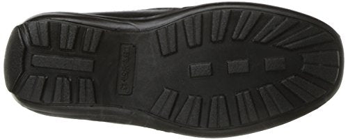 Deer Stags Boy's Booster Driving Moc Slip-On, Black, 2.5 Little Kid