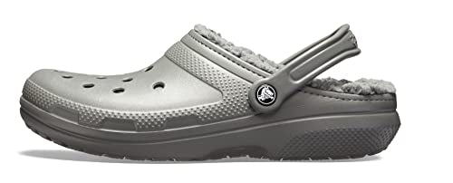 Crocs Classic Lined Clog Slate Grey/Smoke Men's 4, Women's 6 Medium