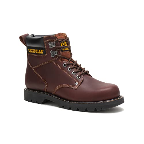 CAT Men's Second Shift Soft Toe Work Boot, Tan, 9.5