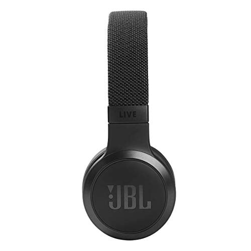 JBL Live 460NC - Wireless On-Ear Noise Cancelling Headphones with Long Battery Life and Voice Assistant Control - Black, Medium